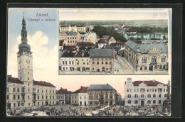 AK Litovel, Namesti A Radnice, Strassenpartie Aus Der Vogelschau  - Czech Republic