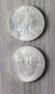 Veritable Pièce 1 Dollar Américain 2019 Liberty En Argent - Autres – Amérique