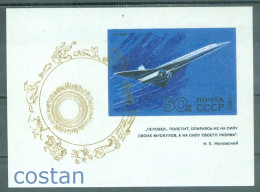 1969 Aviation,Tupolev Tu-144,supersonic Passenger Airliner,Russia,Bl.59,MNH - Ongebruikt