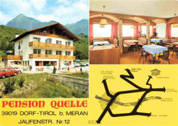 73980803 Dorf-Tirol_Suedtirol_IT Pension Quelle Gastraum - Autres & Non Classés