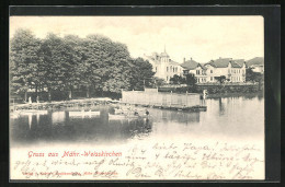 AK Mähr.-Weisskirchen, Flusspartie Mit Ruderbooten  - Czech Republic