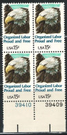 United States 1980 MiNr. 1438 USA  Eagles  Birds Of Prey Labour Day, Bald Eagle 4v  MNH **   2.00 € - Adler & Greifvögel