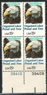 United States 1980 MiNr. 1438 USA  Eagles  Birds Of Prey Labour Day, Bald Eagle 4v  MNH **   2.00 € - Autres & Non Classés
