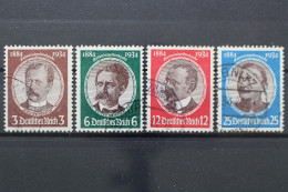 Deutsches Reich, MiNr. 540-543, Gestempelt - Gebruikt