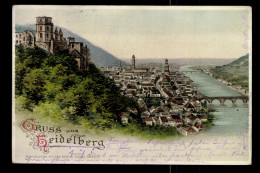 Heidelberg, Teilansicht, Kirche, Brücke - Autres & Non Classés