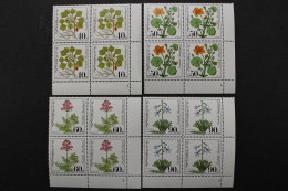 BRD, MiNr. 1108-1111, 4er Block, Ecke Re. Unten, FN 1 Bzw. 2, Postfrisch - Unused Stamps