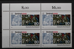 Deutschland, MiNr. 1291, Viererblock, Ecle Li. Oben, Postfrisch - Unused Stamps