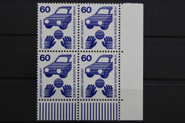 Berlin, MiNr. 409 A, Viererblock, Ecke Rechts Unten, Postfrisch - Unused Stamps