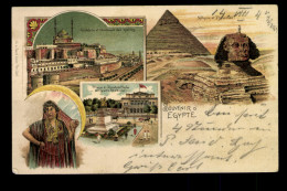 Ägypten, Citadelle, Sphynx Et Pyramide, Theatre Khedivial - Ohne Zuordnung