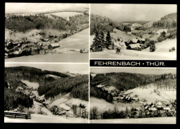 Fehrenbach/Thüringen, 4 Ortsansichten Im Winter - Otros & Sin Clasificación