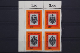 Deutschland, MiNr. 658, Viererblock, Ecke Links Oben, Postfrisch - Nuovi