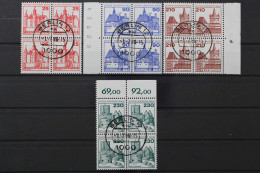 Berlin, MiNr. 587-590, Viererblöcke, Gestempelt - Used Stamps