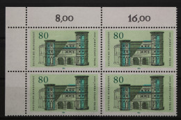 Deutschland, MiNr. 1197, Viererblock, Ecke Li. Oben, Postfrisch - Unused Stamps