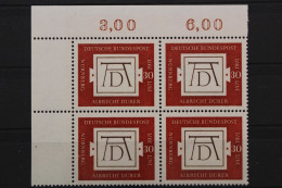 Deutschland, MiNr. 677, Viererblock, Ecke Li. Oben, Postfrisch - Nuovi