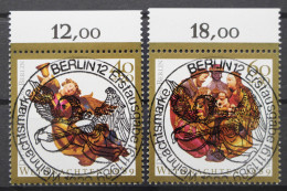 Berlin, MiNr. 858-859, Oberrand, Zentrisch VS Berlin, ESST - Gebruikt