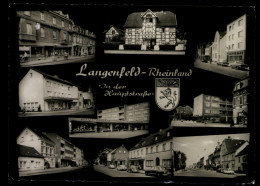 Langenfeld/Rheinland, Verschiedene Gebäude Der Hauptstraße, Wappen - Autres & Non Classés