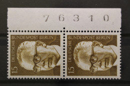 Berlin, MiNr. 427, Senkr. Paar, Rand Mit BZN, Postfrisch - Ongebruikt