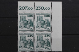 Berlin, MiNr. 590, Viererblock, Ecke Rechts Oben, Postfrisch - Unused Stamps