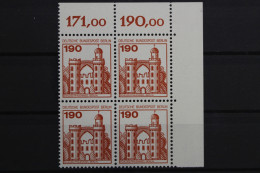 Berlin, MiNr. 539, Viererblock, Ecke Rechts Oben, Postfrisch - Unused Stamps