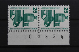 Berlin, MiNr. 405 A, Senkrechtes Paar, Rand Mit BZN, Postfrisch - Neufs