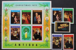 Antigua, MiNr. 305-309, Block 9, Postfrisch - Antigua Et Barbuda (1981-...)