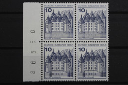 Berlin, MiNr. 532 A, Viererblock, Rand Mit BZN, Postfrisch - Nuovi