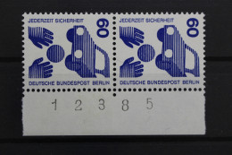 Berlin, MiNr. 409 A, Senkrechtes Paar, Rand Mit BZN, Postfrisch - Unused Stamps
