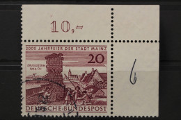 Deutschland (BRD), MiNr. 375, Ecke Rechts Oben, Gestempelt - Oblitérés