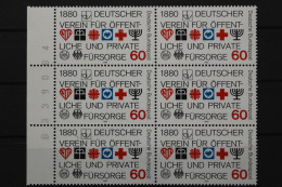 Deutschland, MiNr. 1044, 6er Block, Li. Rand Mit BZN, Postfrisch - Unused Stamps