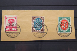 Deutsches Reich, MiNr. 107, 108, 109, Briefstück - Used Stamps