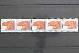 Berlin, MiNr. 874 R, Fünferstreifen, ZN 015, Postfrisch - Roulettes