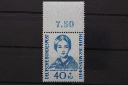 Deutschland (BRD), MiNr. 225, Oberrand, Postfrisch - Ungebraucht