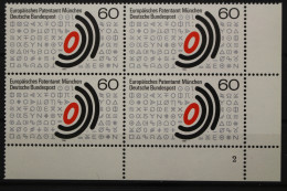 BRD, MiNr. 1088, 4er Block, Ecke Re Unten, FN 2, Postfrisch - Unused Stamps