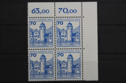 Berlin, MiNr. 538, Viererblock, Ecke Rechts Oben, Postfrisch - Unused Stamps
