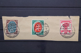 Deutsches Reich, MiNr. 108, 109, 107, Briefstück - Used Stamps