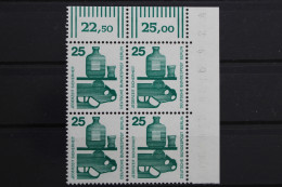 Berlin, MiNr. 405 A, Viererblock, Ecke Rechts Oben, Postfrisch - Unused Stamps