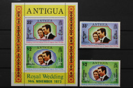 Antigua Und Barbuda-Barbuda, MiNr. 136-137, Block 4, Postfrisch - Antigua And Barbuda (1981-...)