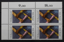 Deutschland, MiNr. 1103, Viererblock, Ecke Li. Oben, Postfrisch - Unused Stamps