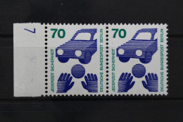 Berlin, MiNr. 453, W. Paar, Li. Rand Mit DZ 7 (blau), Postfrisch - Ongebruikt