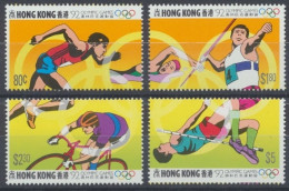 Hongkong, Olympiade, MiNr. 645-648, Postfrisch - Sonstige & Ohne Zuordnung