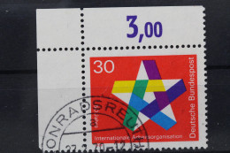 Deutschland (BRD), MiNr. 582, Ecke Links Oben, Gestempelt - Usati