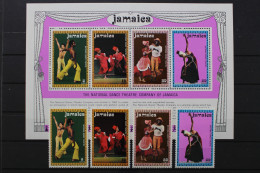 Jamaika, MiNr. 383-386, Block 7, Postfrisch - Grenada (1974-...)