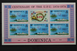 Dominica, MiNr. 417, Kleinbogen, Schiffe, Postfrisch - Dominique (1978-...)