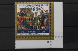 Deutschland (BRD), MiNr. 1396, Ecke Re. Unten, FN 2, VS F/M, Gestempelt - Gebraucht
