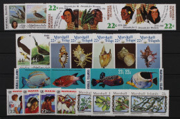 Marshall-Inseln, Partie Aus 1985, Einzelmarken Aus ZD, Postfrisch/MNH - Marshall Islands