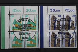 Berlin, MiNr. 834-835 A, Viererblock, Ecke Links Oben, ESST - Used Stamps