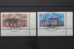 Deutschland, MiNr. 1461-1462, Ecke Re. Unten, FN 2, VS Weiden, Gestempelt - Used Stamps