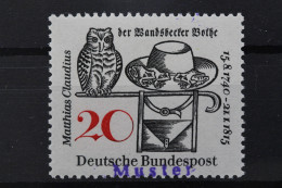 Deutschland (BRD), MiNr. 462, Muster, Postfrisch - Neufs