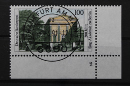 Deutschland (BRD), MiNr. 1520, Ecke Re. Unten, FN 2, VS F/M, Gestempelt - Used Stamps