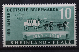 FZ Rheinland Pfalz, MiNr. 49, Druckzufälligkeit, Postfrisch - Sonstige & Ohne Zuordnung